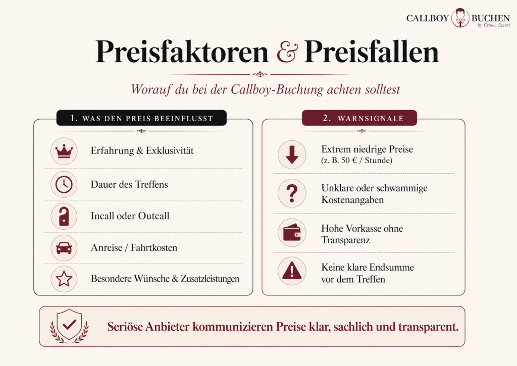 Preisfalle Callboy Agenturen